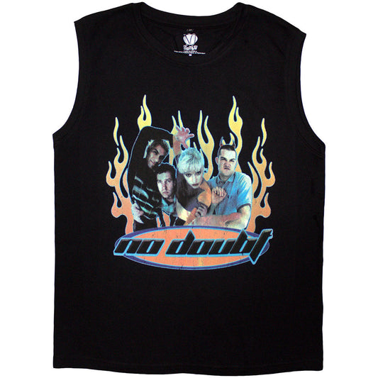 No Doubt Tank T-Shirt: Retro (Black)