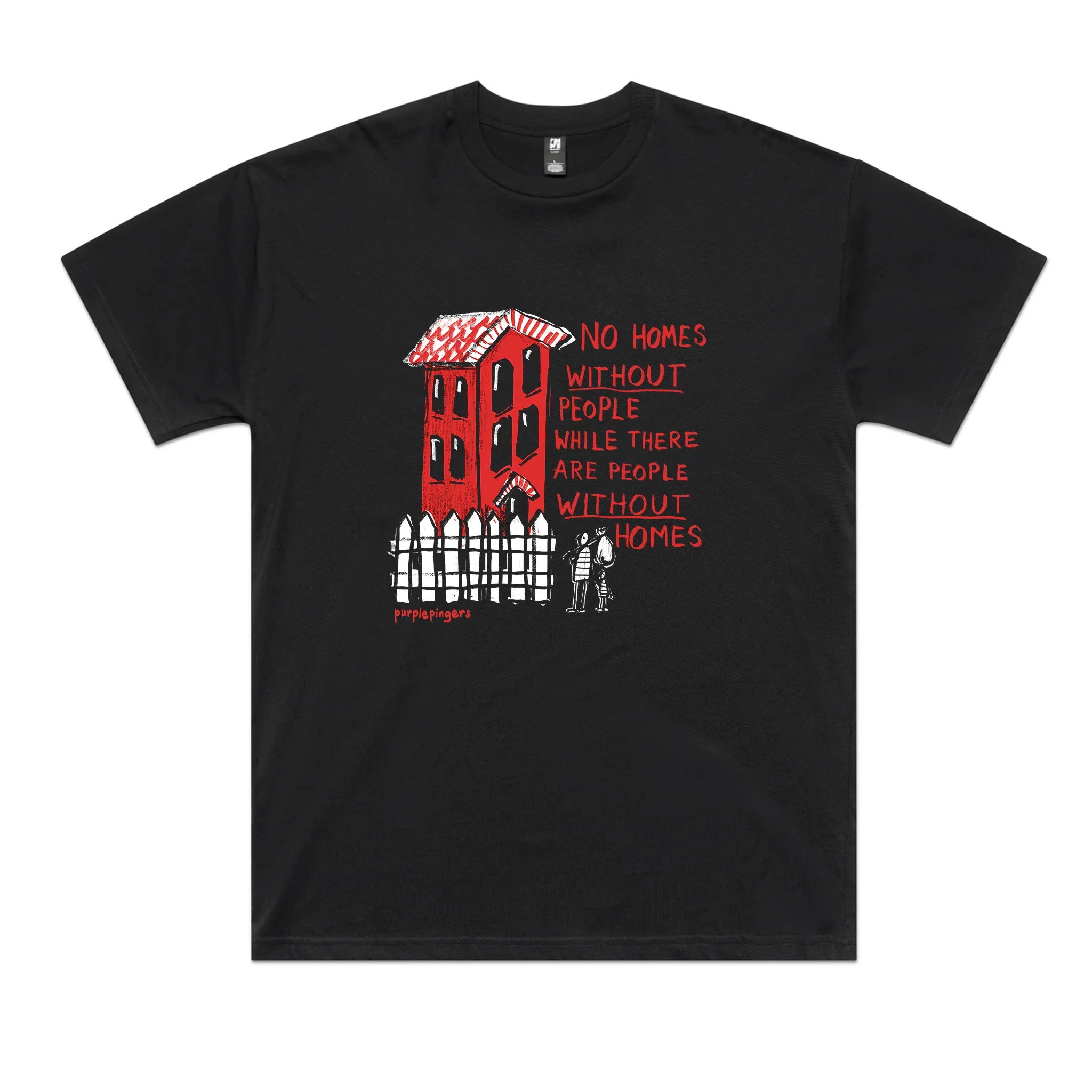 No Homes Oversized Tee Hoodie, Sweatshirt | CiraTrend.com (Image 1)