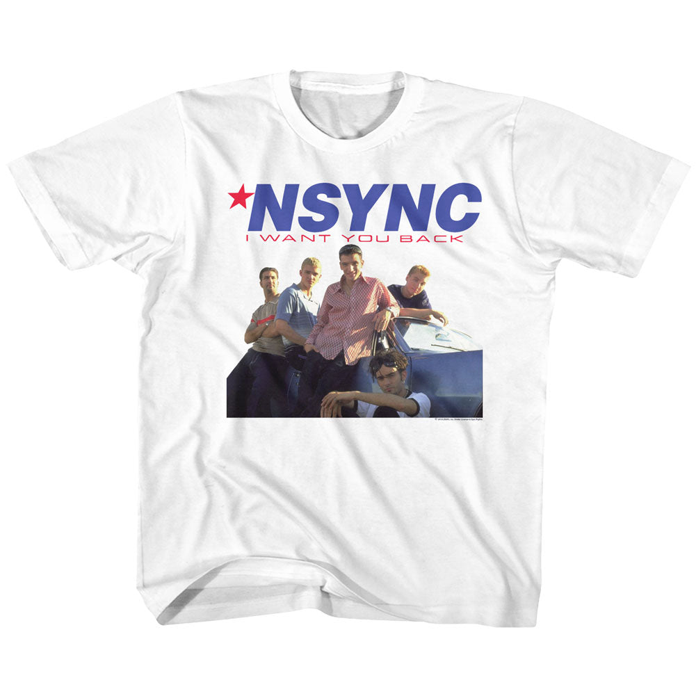 NSYNC Toddler S/S T-Shirt - Want You Back - Solid White Hoodie, Sweatshirt | CiraTrend.com