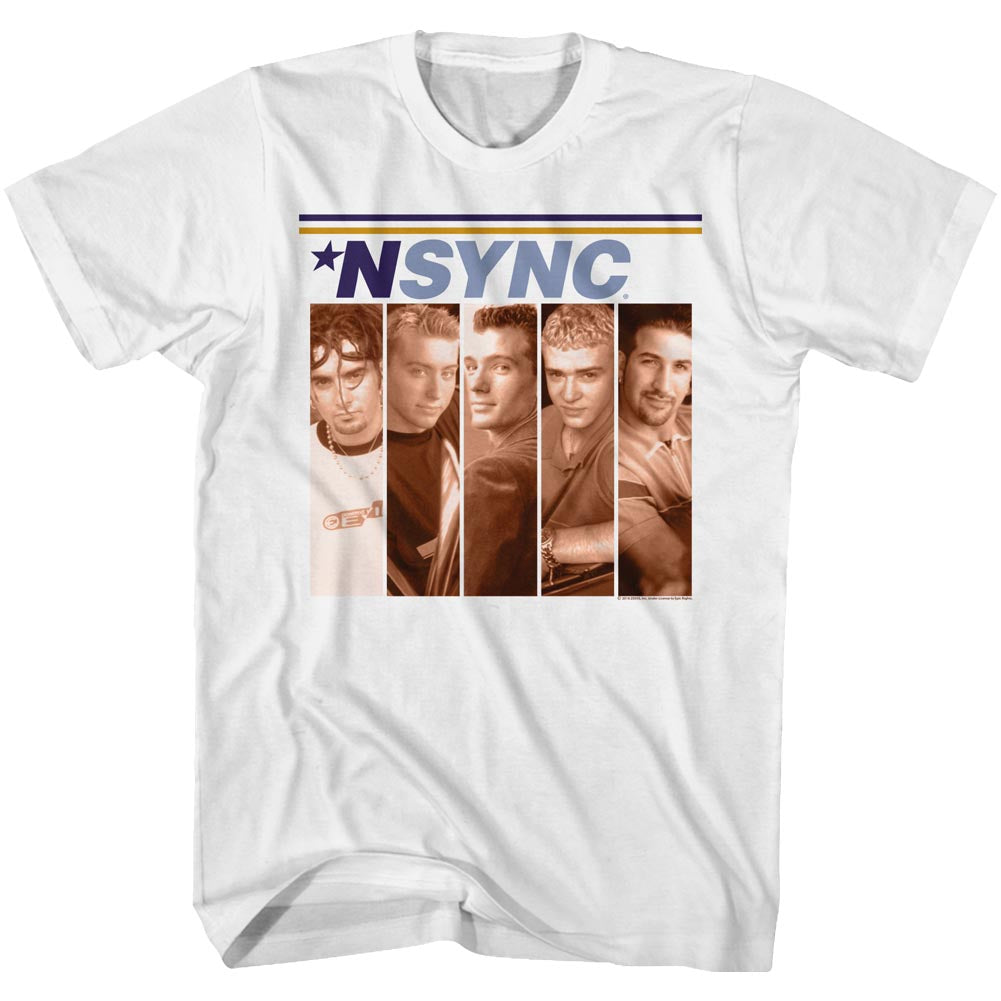 NSYNC Mens S/S T-Shirt - Boxes - Solid White Hoodie, Sweatshirt | CiraTrend.com
