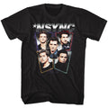 NSYNC Mens S/S T-Shirt - Heads - Solid Black Hoodie, Sweatshirt | CiraTrend.com