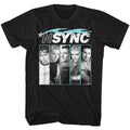 NSYNC Mens S/S T-Shirt - Blue Flame - Solid Black Hoodie, Sweatshirt | CiraTrend.com