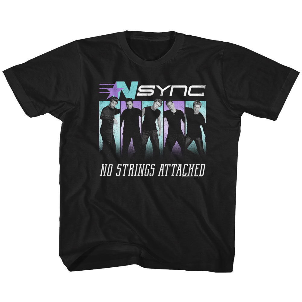NSYNC Youth S/S T-Shirt - Blue Purple - Solid Black Hoodie, Sweatshirt | CiraTrend.com