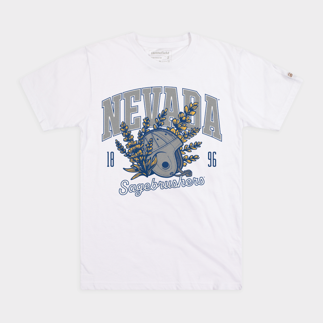 Nevada Football Est. 1896 Sagebrushers Retro Tee