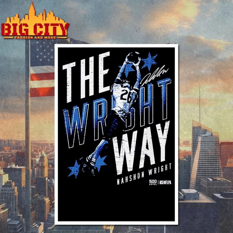 Nahshon Wright Chicago The Wright Way signature shirt