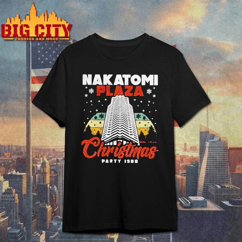 Nakatomi Plaza Christmas Party 1988 Xmas Movie Ugly shirt