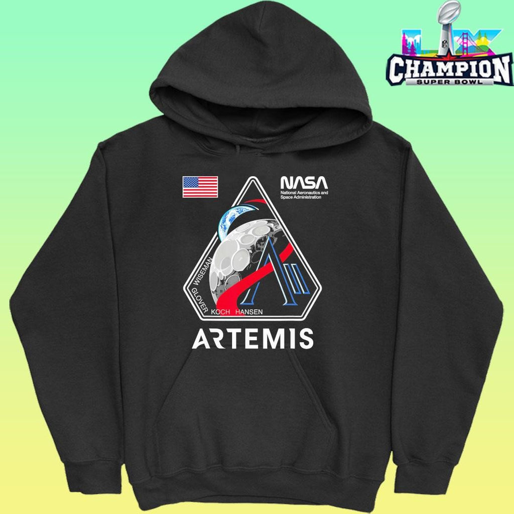 Nasa Artemis Ii Mission Patch Logo Moon Space Program 2026 Shirt