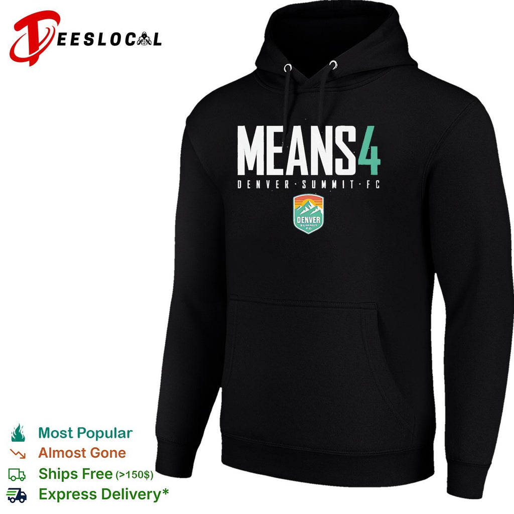 Natalie Means 4 Denver Summit FC professional women’s soccer team shirt