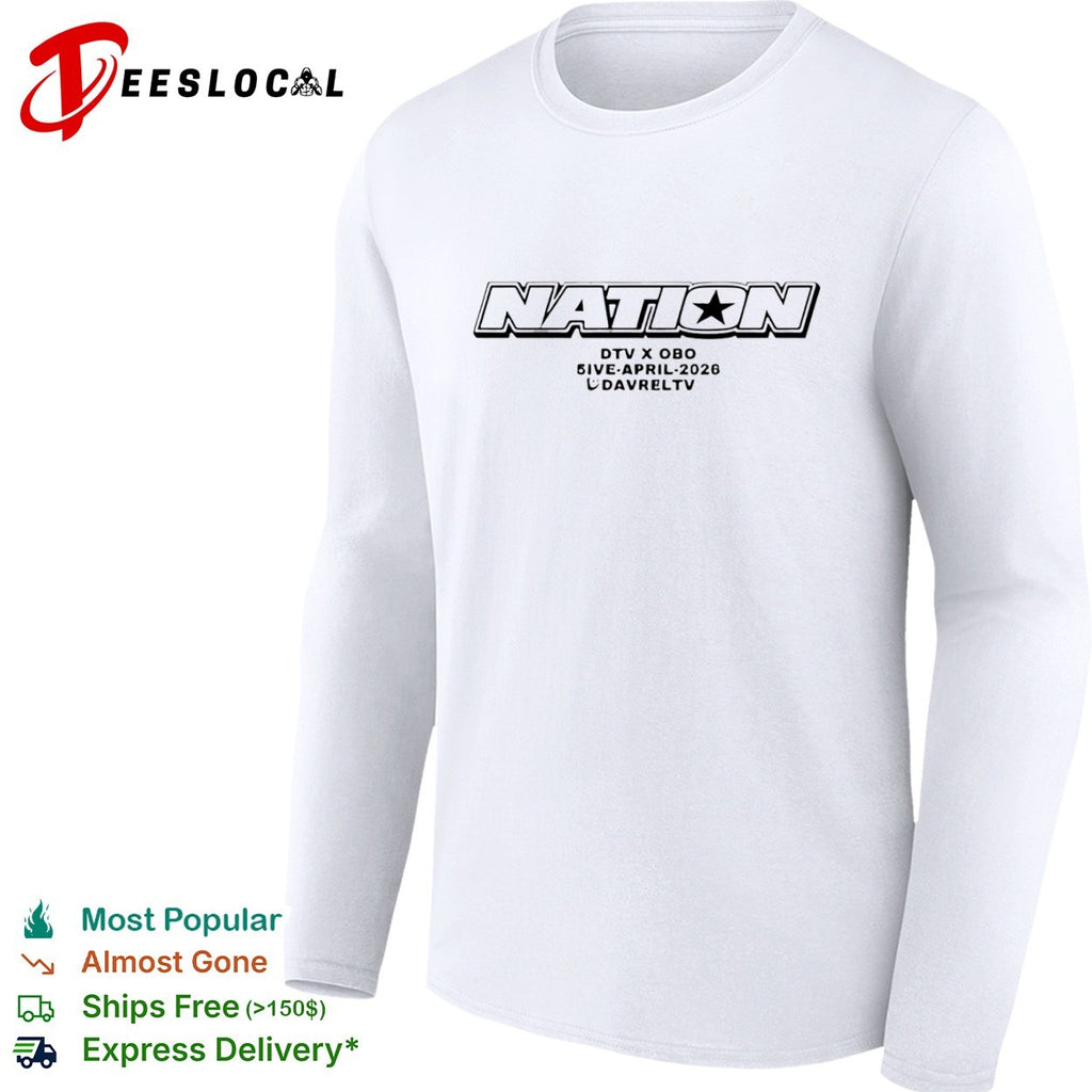 Nation DTV X OBO 5ive April 2026 Davreltv shirt