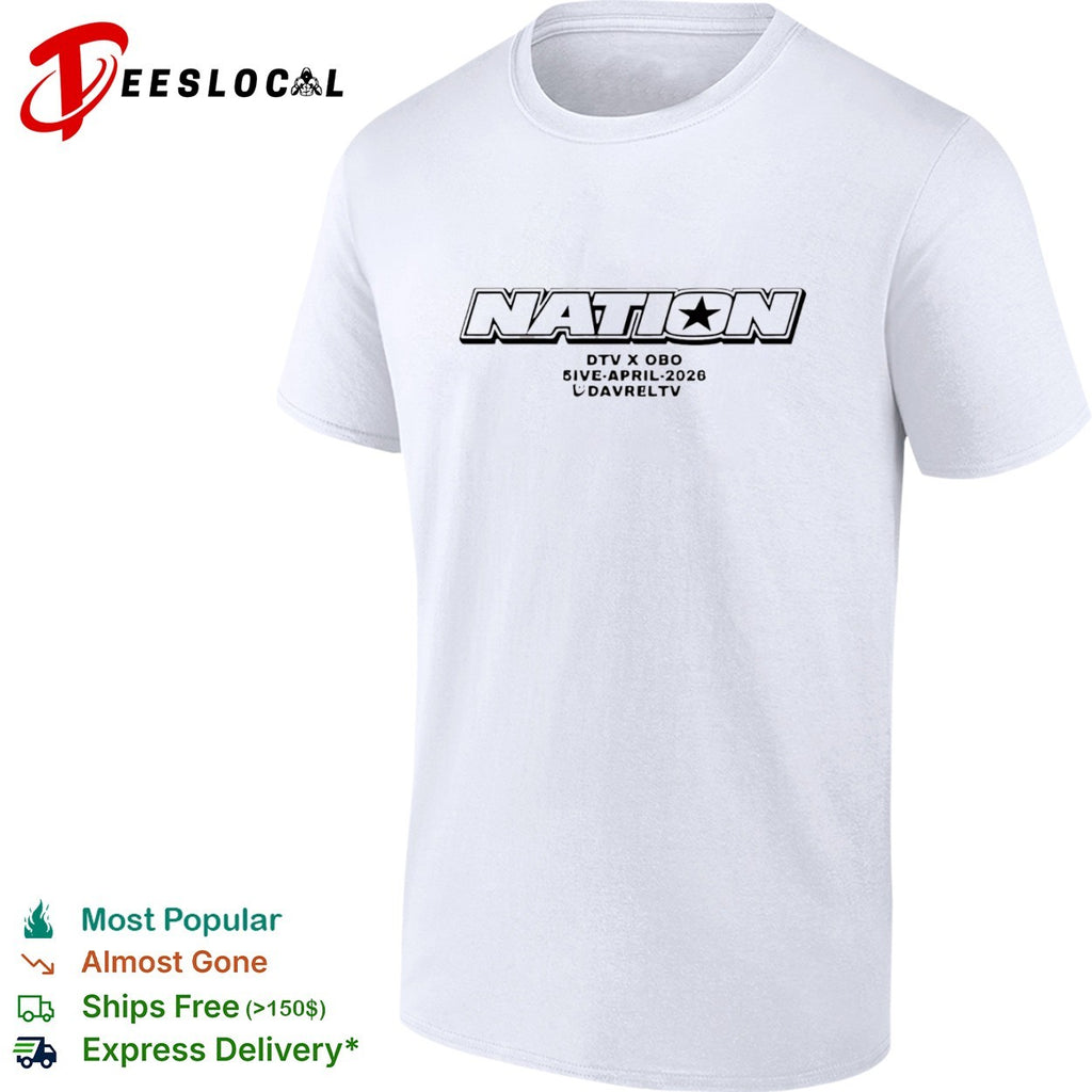 Nation DTV X OBO 5ive April 2026 Davreltv shirt
