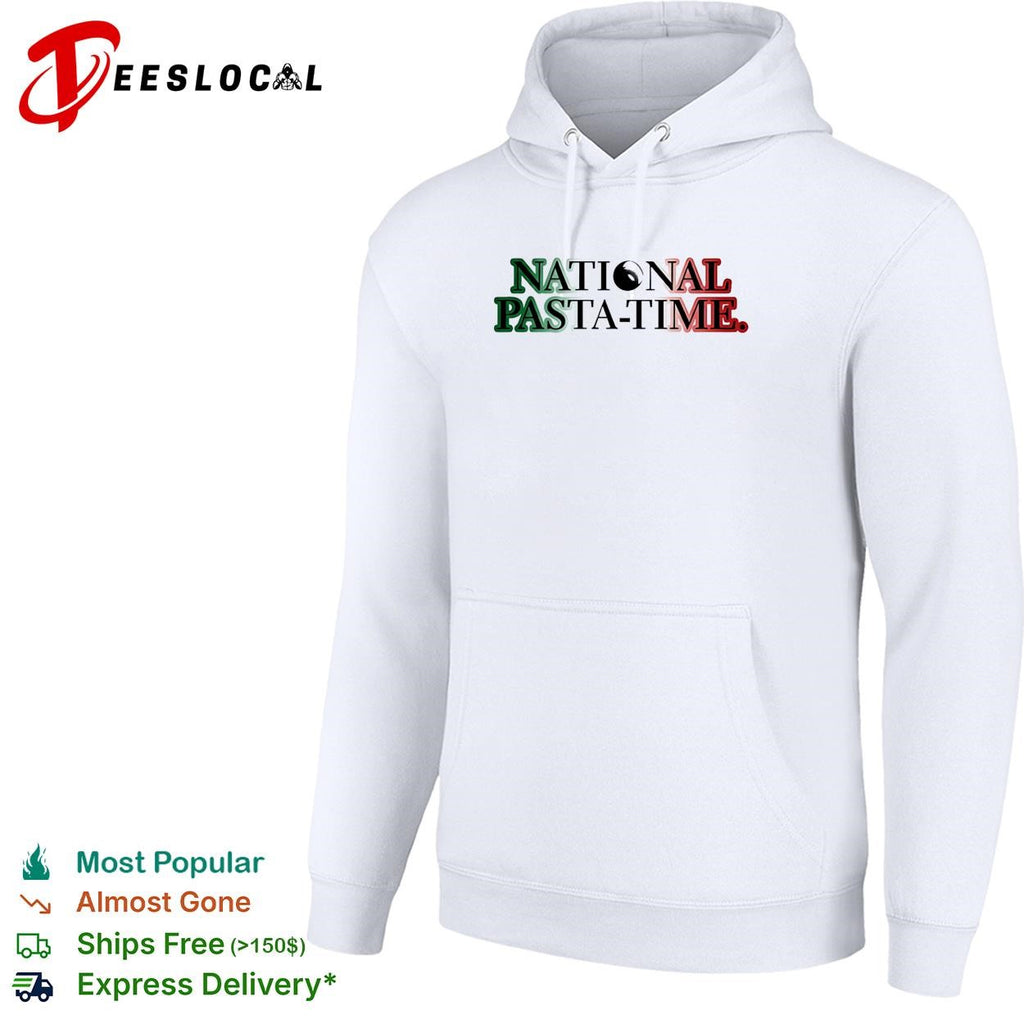 Nation pasta time simple Italy flag pattern shirt