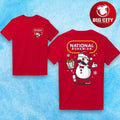 National Bohemian Merry &amp; Bright Red Two Sided Shirt