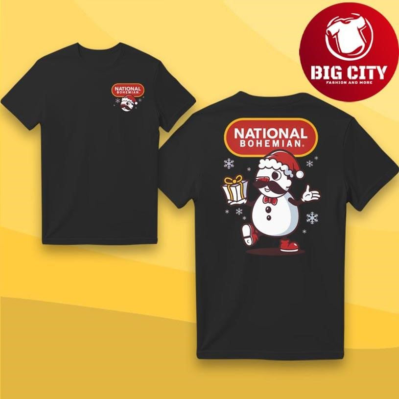 National Bohemian Merry &amp; Bright Two Sided Shirt