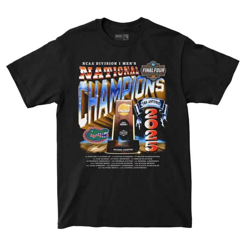 National Champions 2025 Florida Men's Basketball T-Shirt, Sweatshirt, Hoodie Vintage | CiraTrend.com