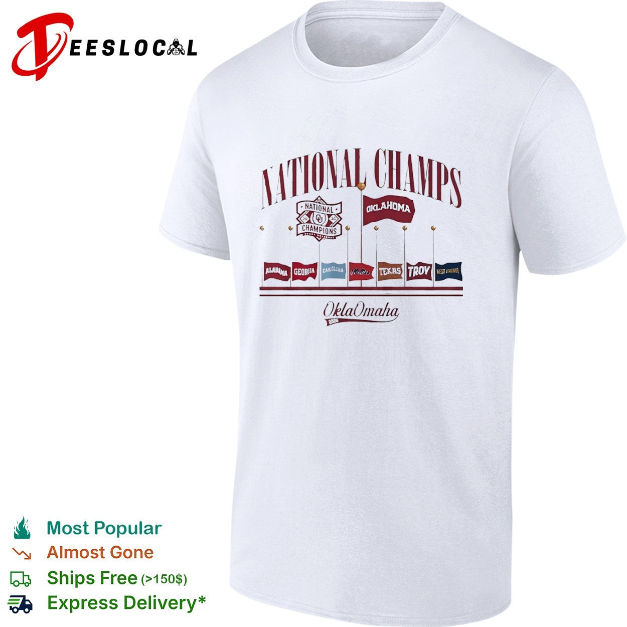 National Champs Oklahoma 2026 Alabama Georgia Carolina Ole Miss Texas Troy shirt