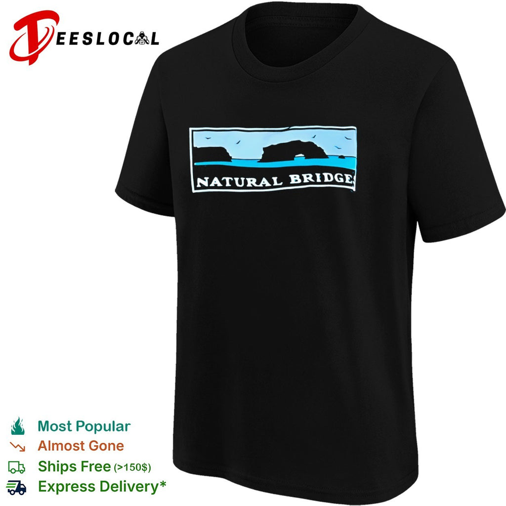 Natural Bridges Beach Santa Cruz California Landscape shirt
