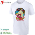 Naughty Spiderman ass up Deapool peeking funny shirt