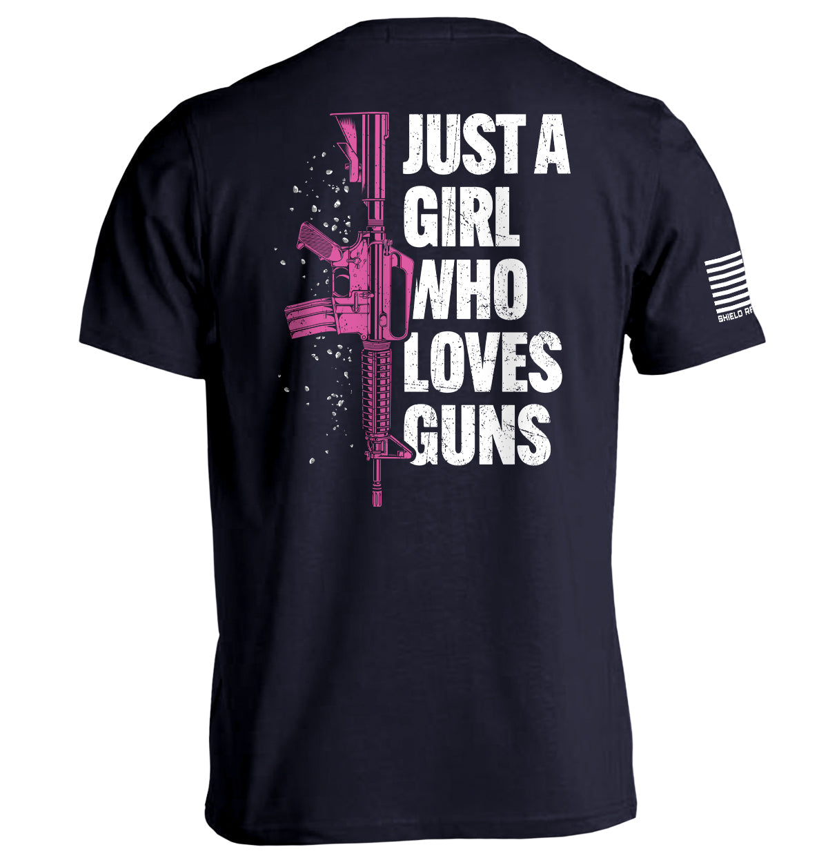 Just A Girl Who Loves Guns T-Shirts, Hoodie, Sweatshirt | CiraTrend.com (Image 3)