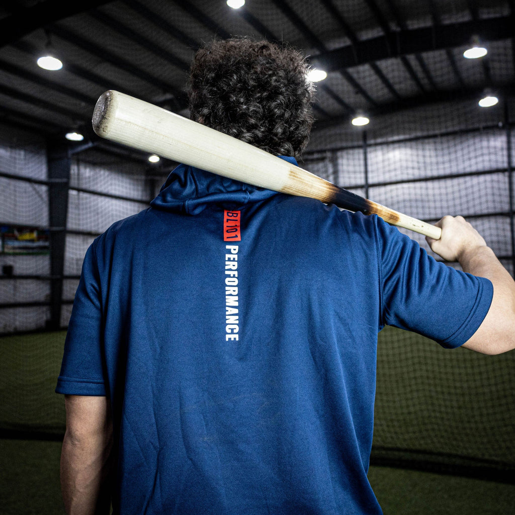 BSBL-SZN Short Sleeve Hoodie V2 - Navy