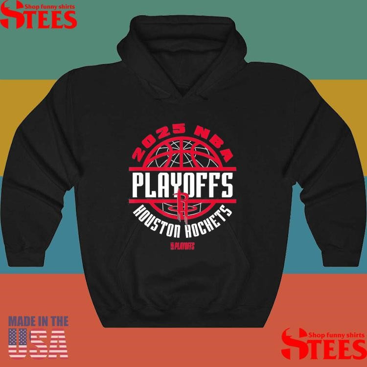 Nba Official Houston Rockets 2025 Playoffs Game Time T-shirt