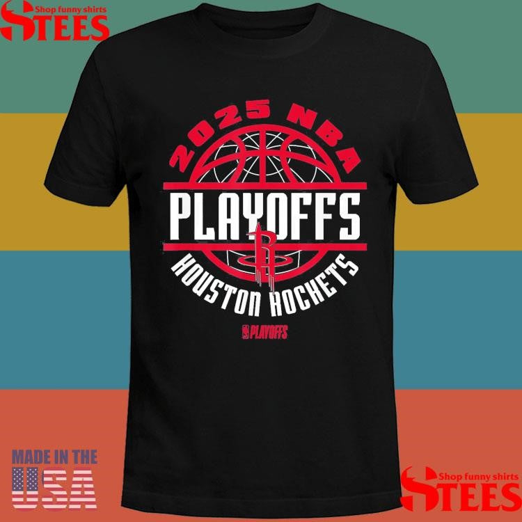Nba Official Houston Rockets 2025 Playoffs Game Time T-shirt