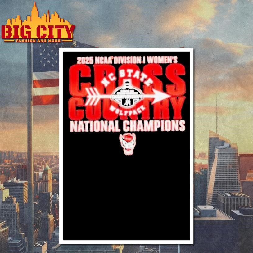 Nc State Wolfpack 2025 Ncaa Di Womens National Champions Cross Country Shirt