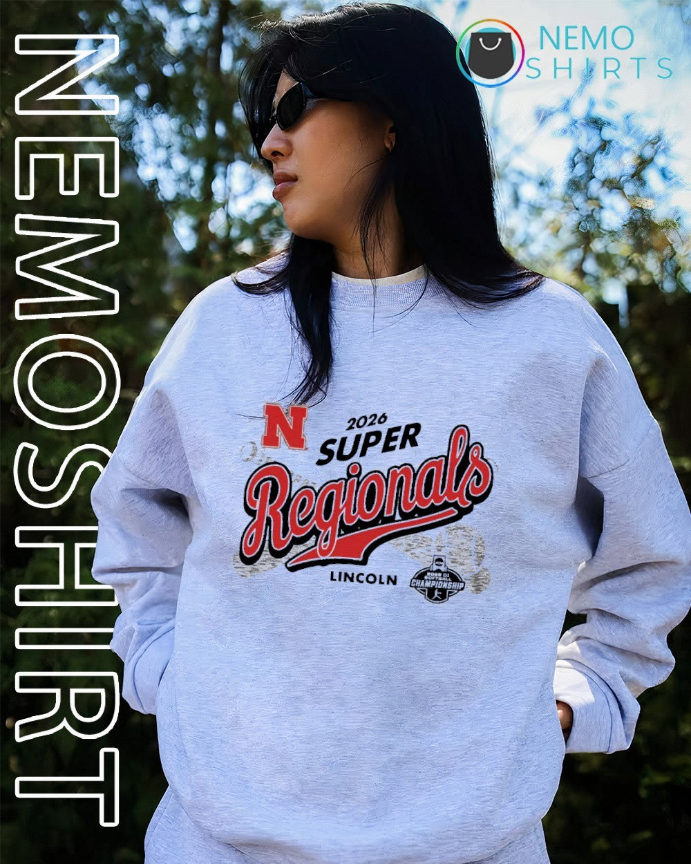 Nebraska Huskers 2026 women’s softball super regionals shirt