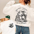 Negative Drink Coffee Avoid People Read Books Shirt Skeleton tbr Shirt Books and Coffee Shirt Sublimation Shirt ,...