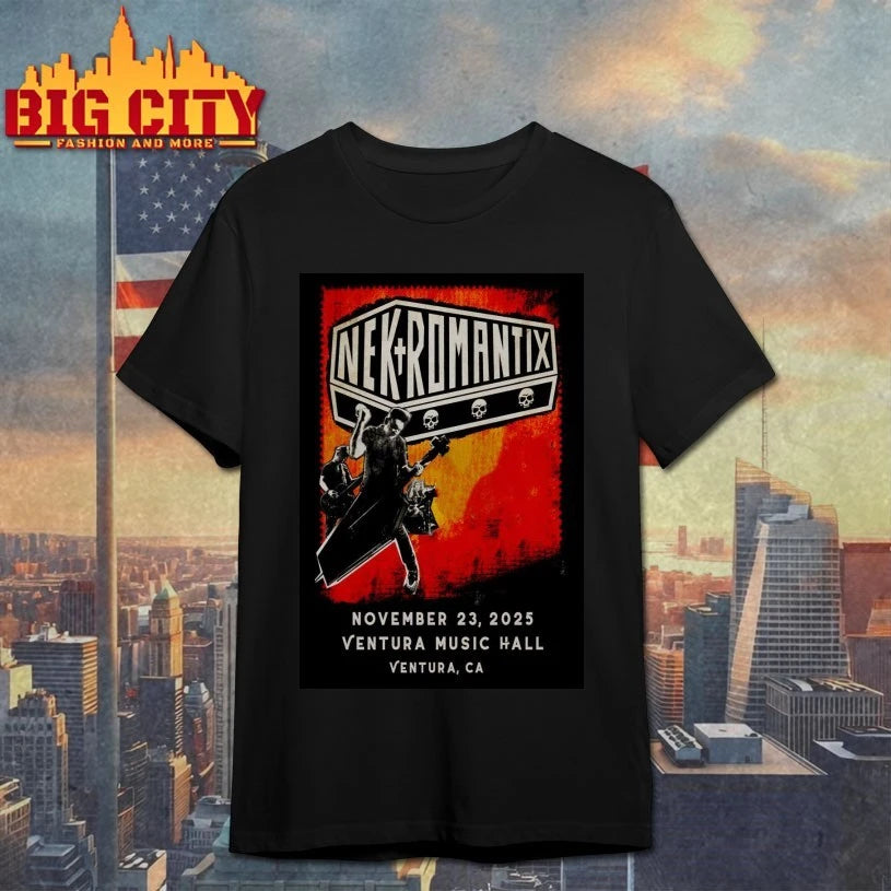Nekromantix 11-23-2025 Ventura Music Hall In Ventura CA Poster shirt