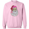 Neon Pink Santa Sequin Patch Sweatshirt T-Shirts, Hoodie | CiraTrend.com