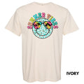 Neon Summer Vibe Happy Face Comfort Colors T-Shirt 'NLB' Hoodie, Sweatshirt | CiraTrend.com