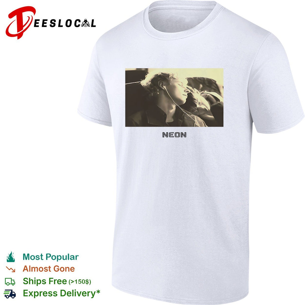Neon boy music shirt