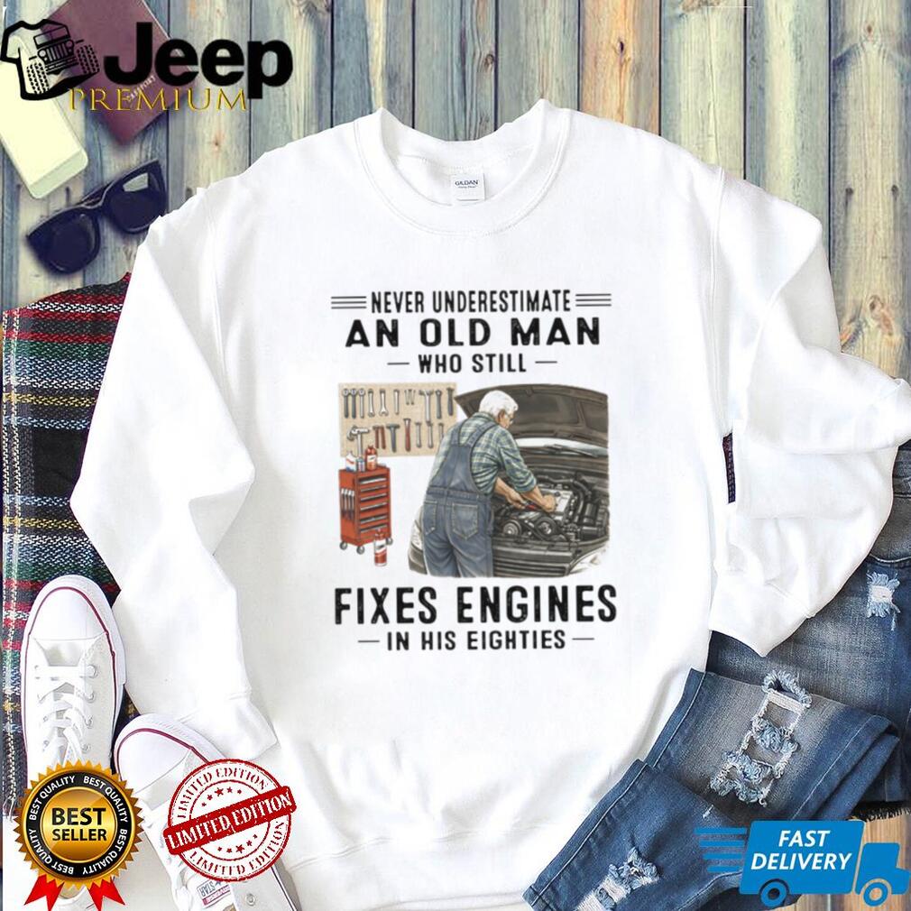 Never Underestimate An Old Man Who Still Fixes Engines In His Eighties