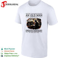 Never underestimate an old man who still operates ham radio in his sixties vintage shirt