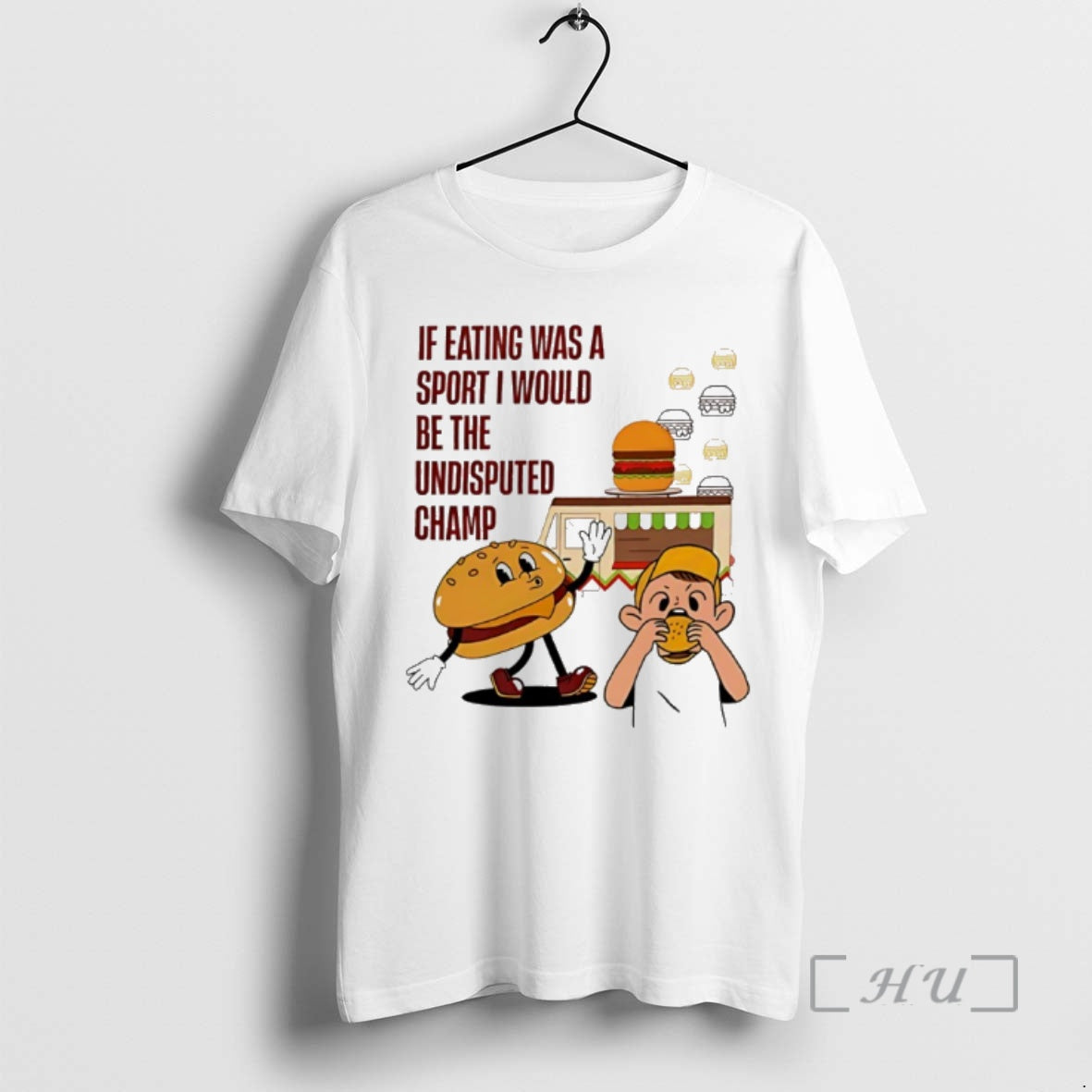 New Burger If Eating Was A Sport I Would Be The Undisputed Champ Premium T-Shirts, Hoodie, Sweatshirt | CiraTrend.com