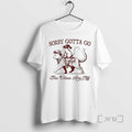 New Cowboy Possum Riding Cat Sorry Gotta Go The Vibes Are Off Premium T Shirts Hoodie, Sweatshirt | CiraTrend.com