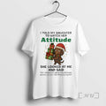 New Dachshund I Told My Daughter To Watch Her Attitude Christmas Premium T Shirts Sweater Hoodie, Sweatshirt | CiraTrend.com