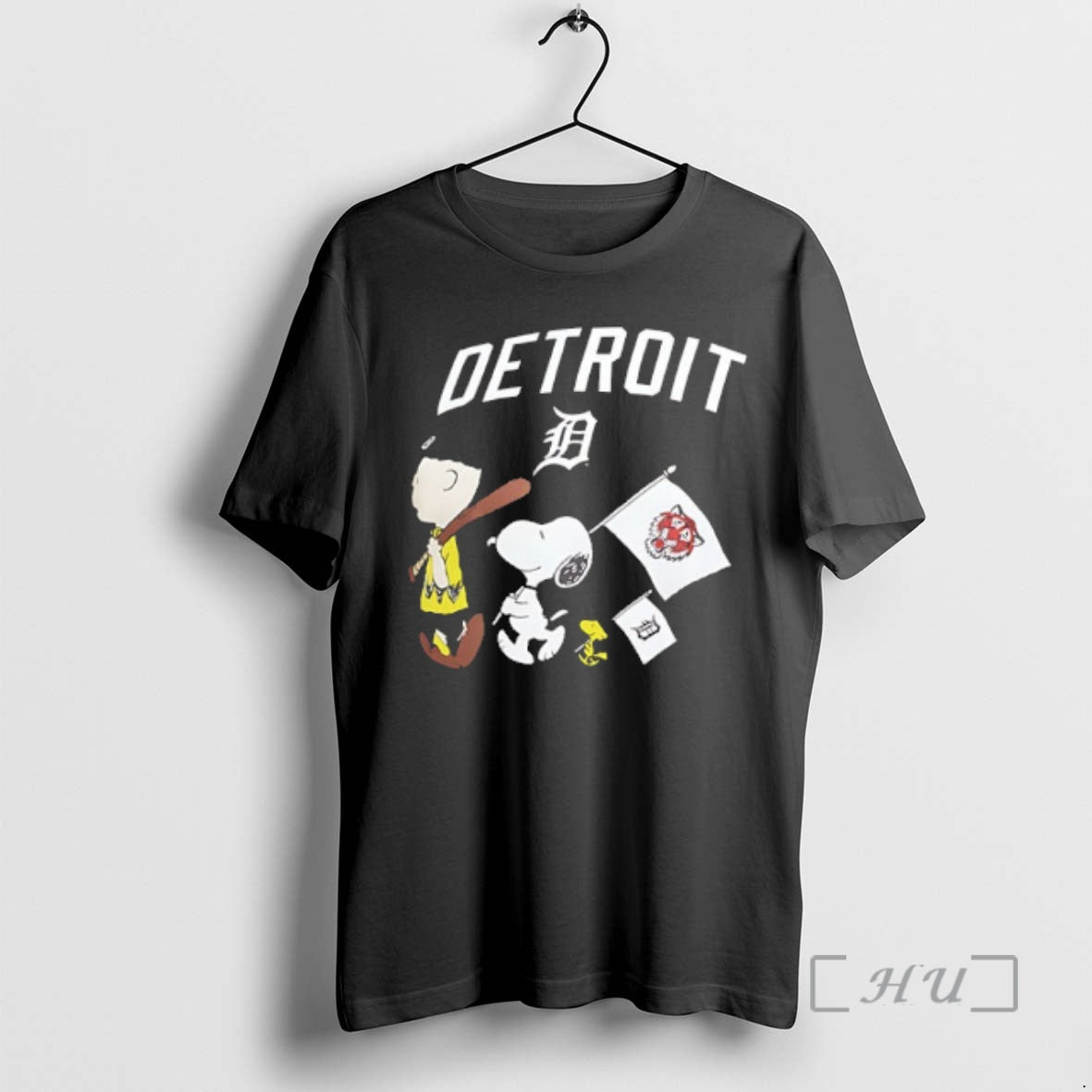 New Detroit Tigers X Peanuts Flag 2 Sided T-Shirts, Hoodie, Sweatshirt | CiraTrend.com