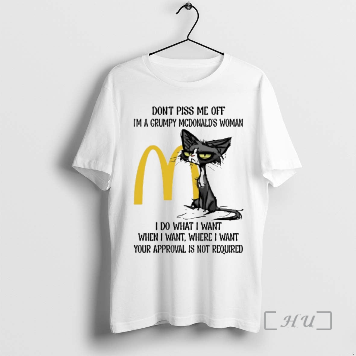 New Dont Piss Me Off Im A Grumpy Cat Mcdonalds Woman Premium T Shirts Sweater Hoodie, Sweatshirt | CiraTrend.com