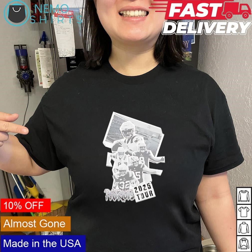 New England Patriots 2025 tour shirt