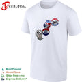 New Jersey Nets vintage logo patches shirt