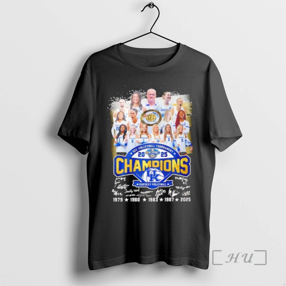 New Kentucky Volleyball 2025 Sec Volleyball Tournament Champions Signatures T-Shirts, Hoodie, Sweatshirt | CiraTrend.com