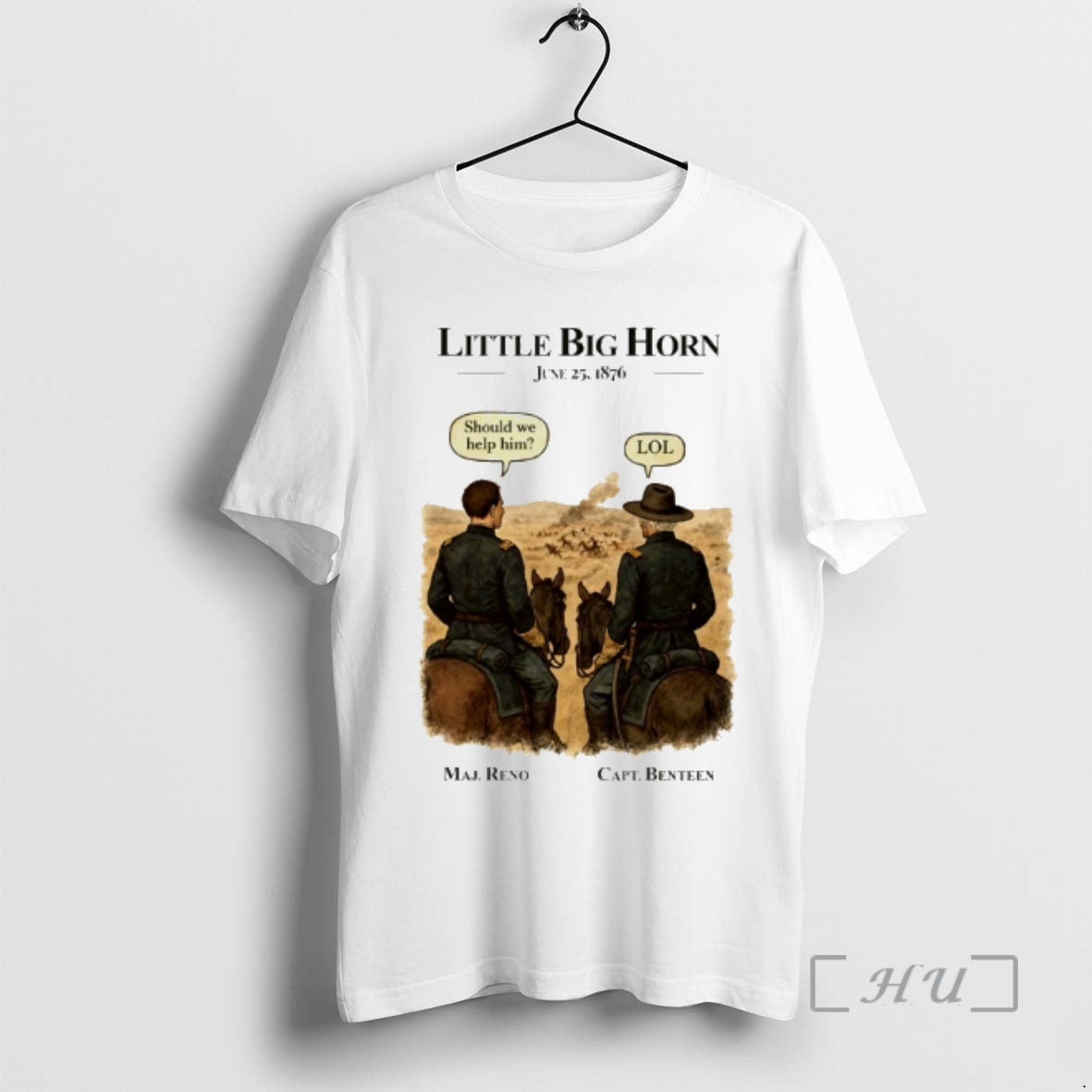 New Little Big Horn June 25 1876 Reno And Benteen T-Shirts, Hoodie, Sweatshirt | CiraTrend.com