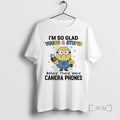 New Minion Im So Glad Young And Stupid Before There Were Camera Phones Premium T-Shirts, Hoodie, Sweatshirt | CiraTrend.com