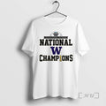 New Ncaa Division I Washington Huskies 2025 National Champions Logo T-Shirts, Hoodie, Sweatshirt | CiraTrend.com