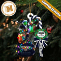 New Orleans Pelicans NBA Grinch Candy Cane Personalized Xmas Gifts Christmas Tree Decorations Ornament
