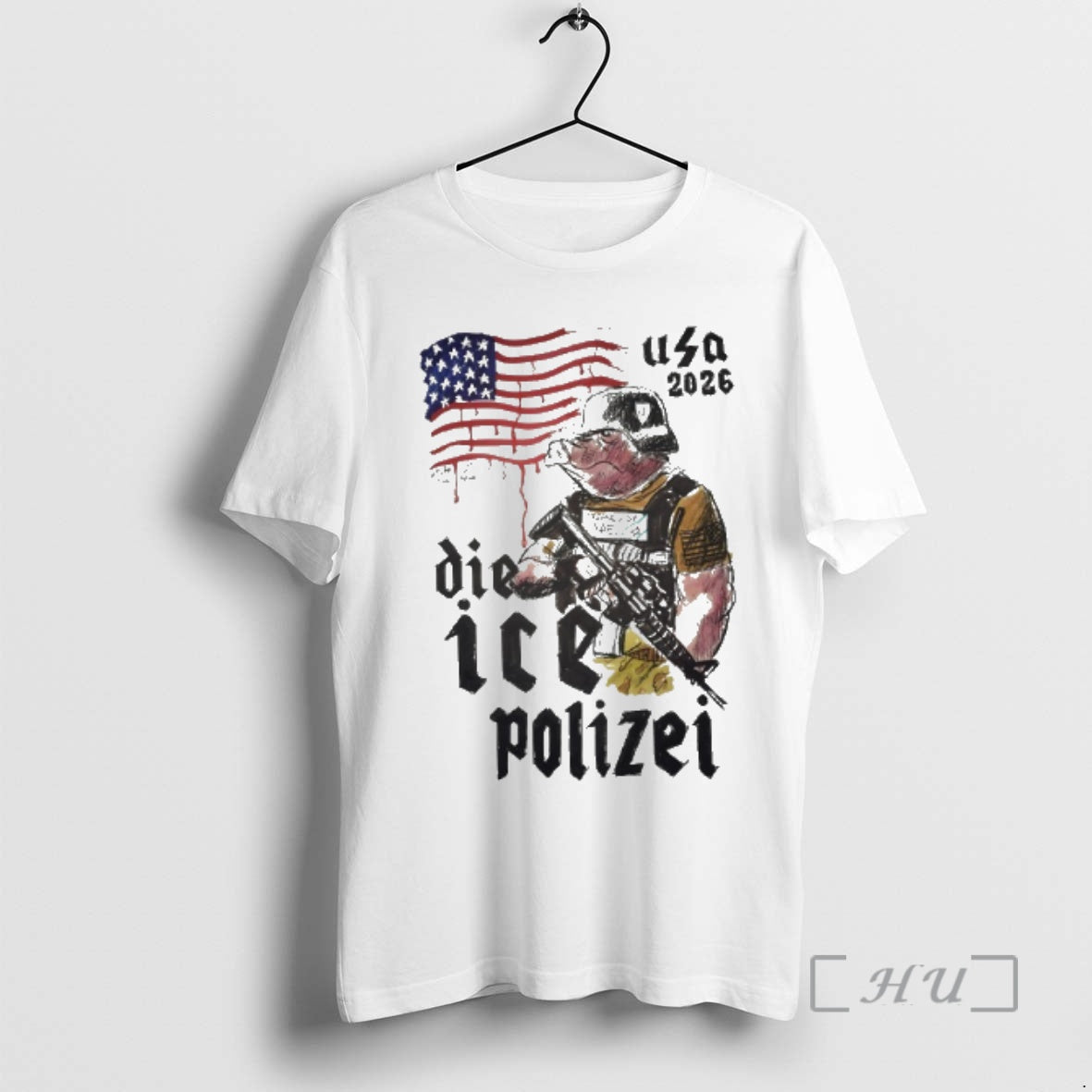 New Pig Ice The Trumps Gestapo Usa 2026 Die Ice Polizei Premium T Shirts Sweater Hoodie, Sweatshirt | CiraTrend.com