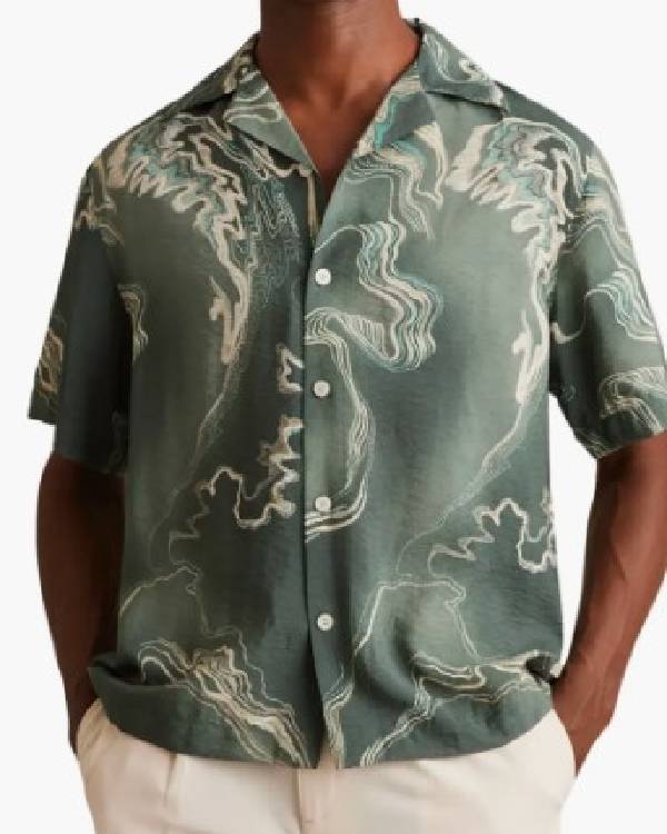 Access Hollywood Scott Evans Green Printed Shirt Hoodie, Sweatshirt | CiraTrend.com (Image 1)