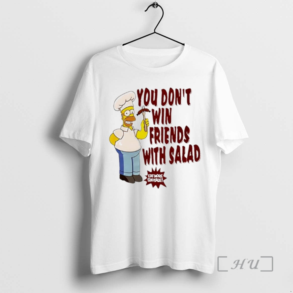 New The Simpsons Homer You Dont Win Friends With Salad Ornaments Premium T Shirts Sweater Hoodie, Sweatshirt | CiraTrend.com