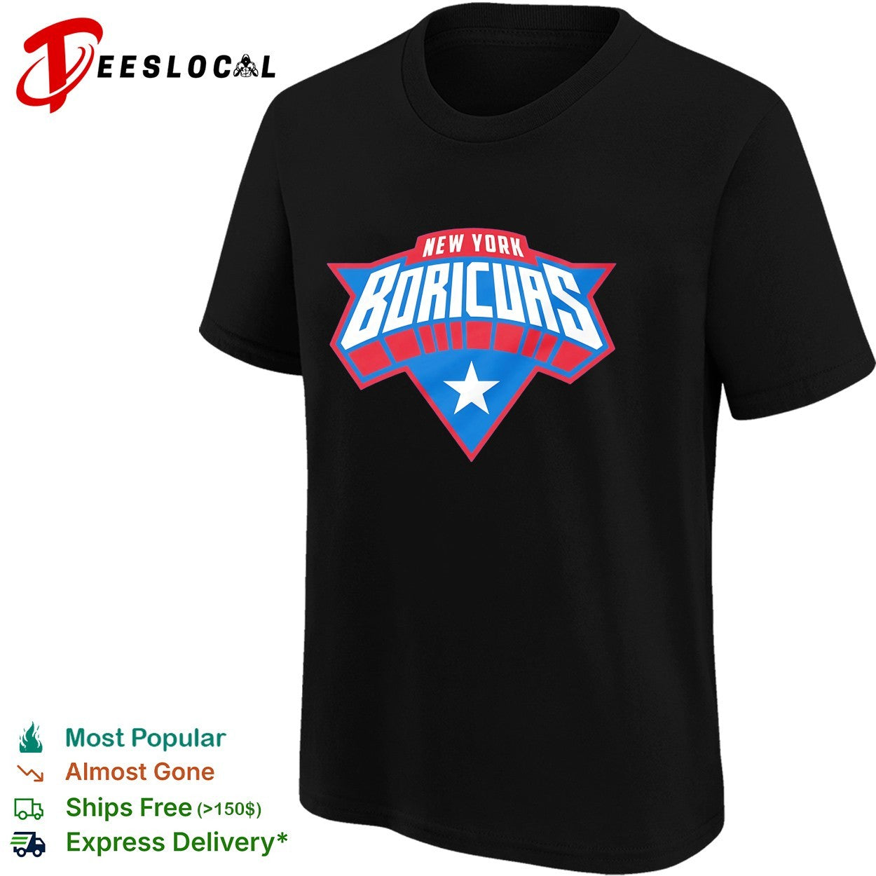 New York Boricuas logo shirt